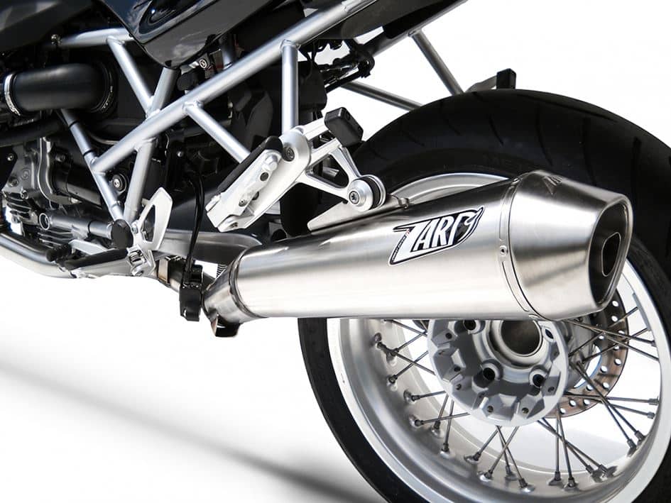 Zard Exhaust Conical Stainless Steel Slip-On BMW R1200R 2006-2008-ZBW084S10SSR