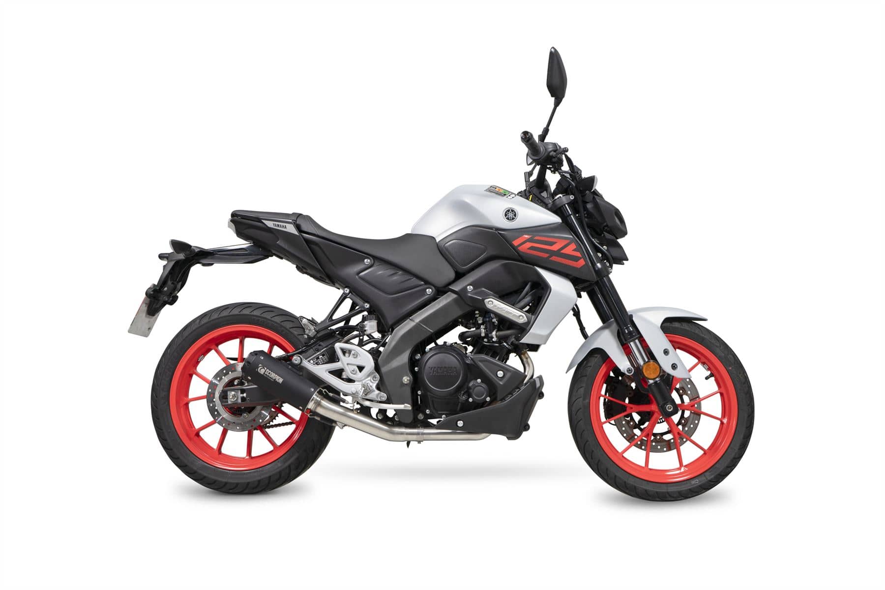 Yamaha mt store 125 exhaust