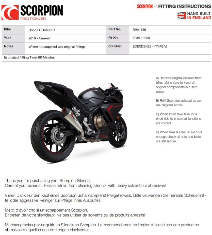 Cbr500 2019 on sale