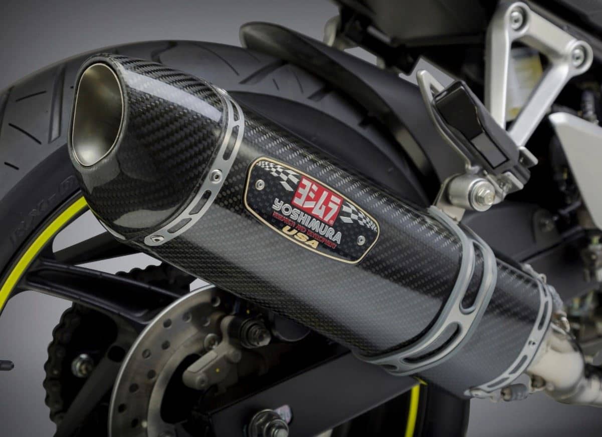 Yoshimura Exhaust Carbon R77 Slip On Race Honda CBR300R 2015-2022-123002J220