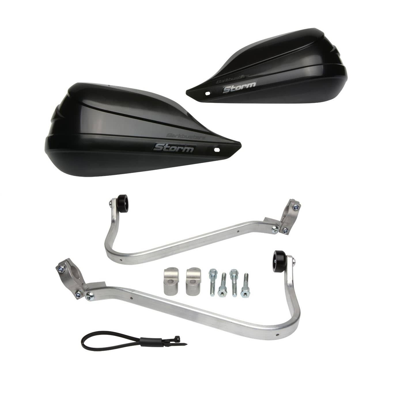 BarkBusters Storm Black Handguard & Two Point Mount BMW F650GS 1993 – 2007