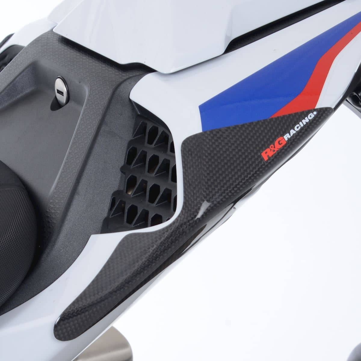 R&G Carbon Fibre Tail Sliders (Gloss finish) BMW M1000RR 2021 – 2023