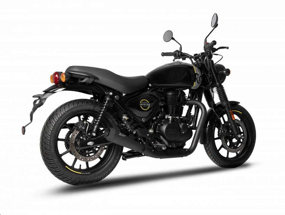 royal enfield hunter 350 in black