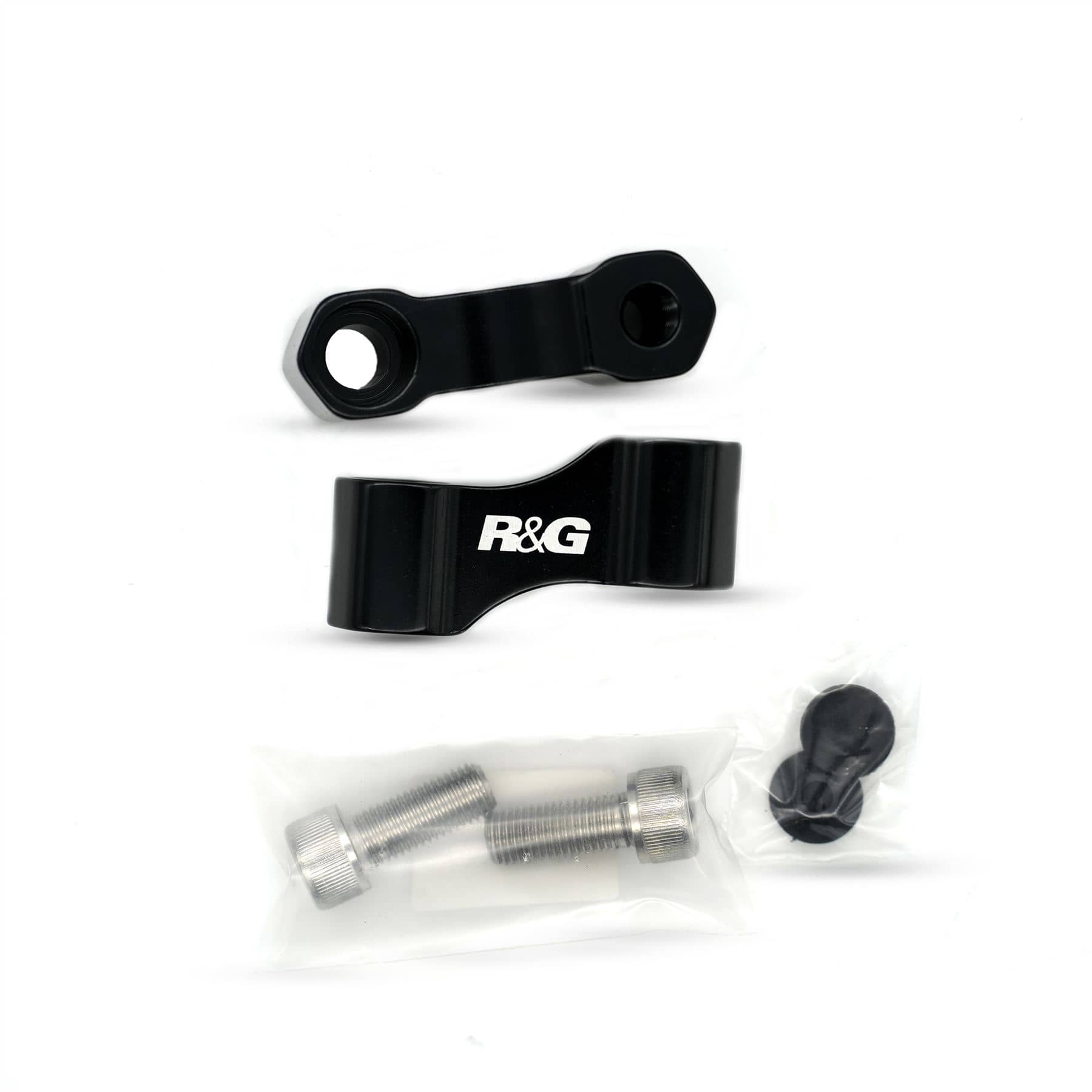 R&G Mirror Wideners Black (M10 x 1.25 RH-LH Thread 35mm) KTM 890 Duke R 2020-MW0009BK-FL36