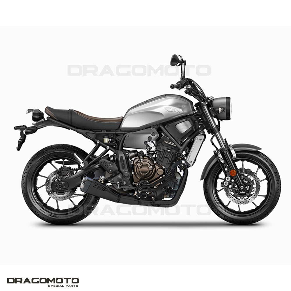 Zard Exhaust 2-1 Stainless Steel Full System Black Coated Yamaha MT-07 2014-2020