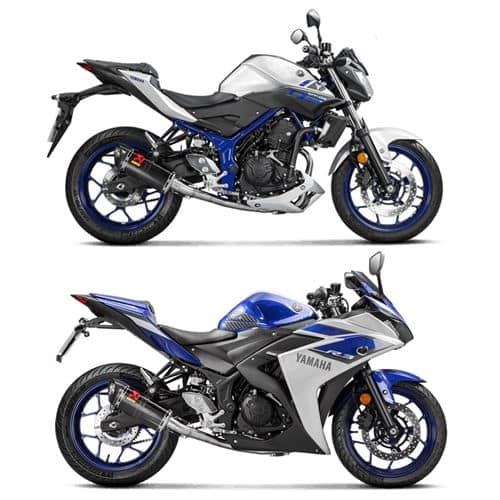 Yamaha r3 akrapovic deals exhaust