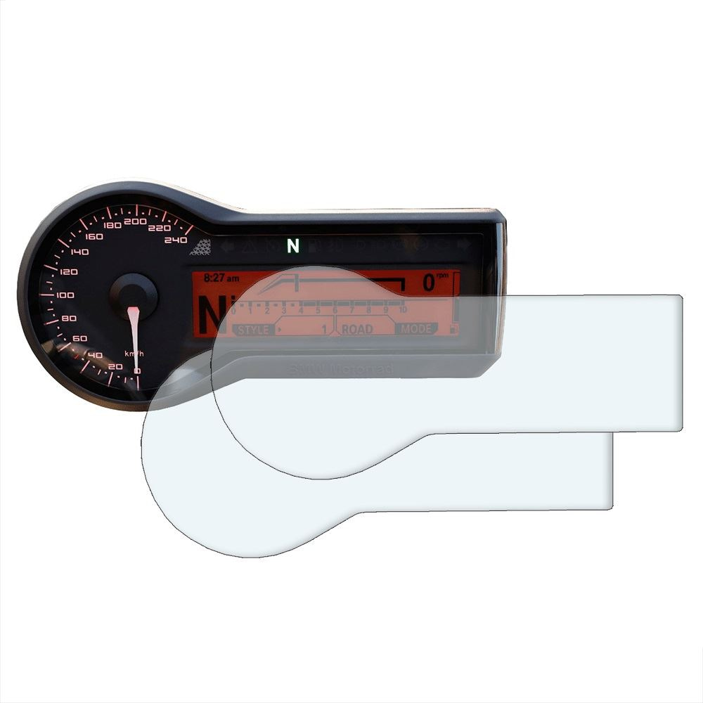 R&G Dashboard Screen Protector Kit Clear BMW R1200RS 2015 – 2018