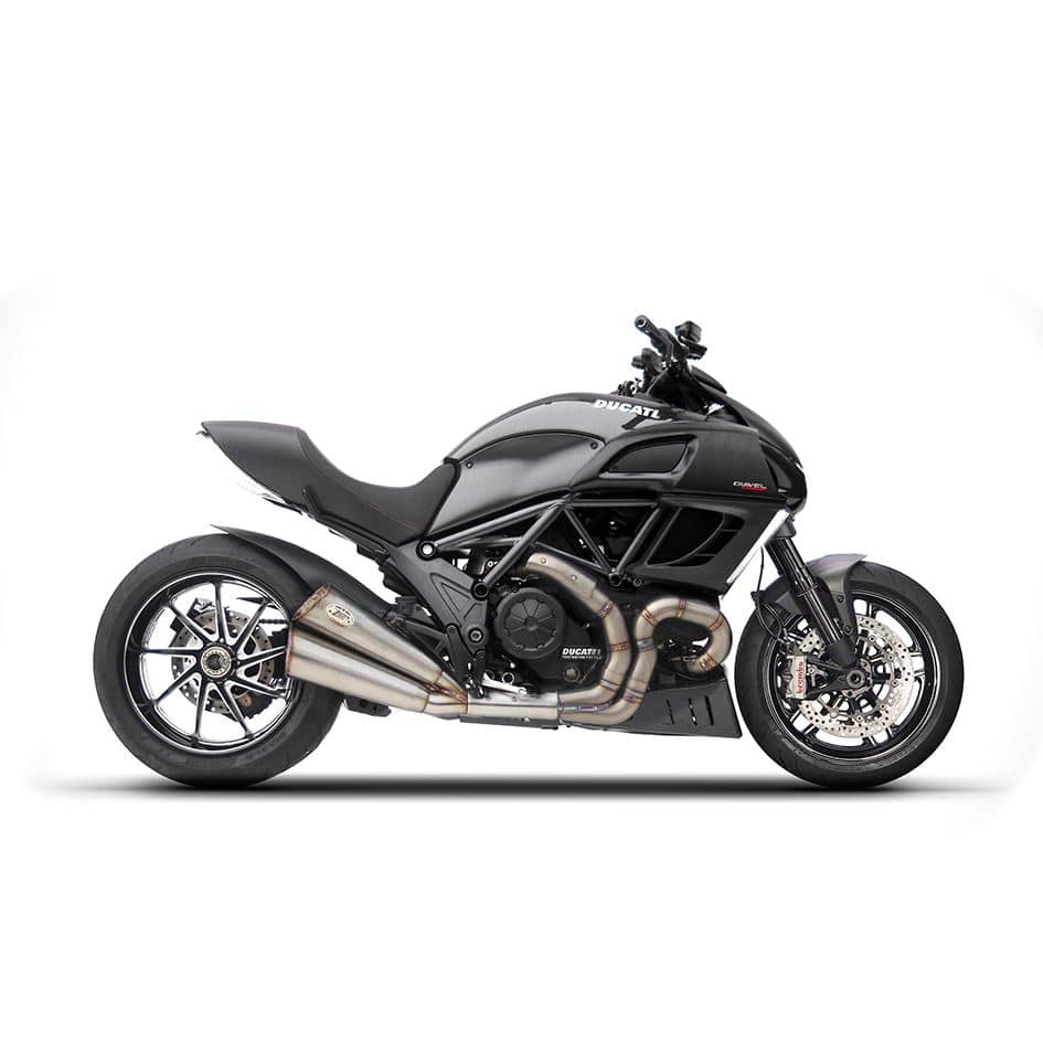 Zard Exhaust Titanium Slip-On Ducati Diavel 1200 2011 – 2019