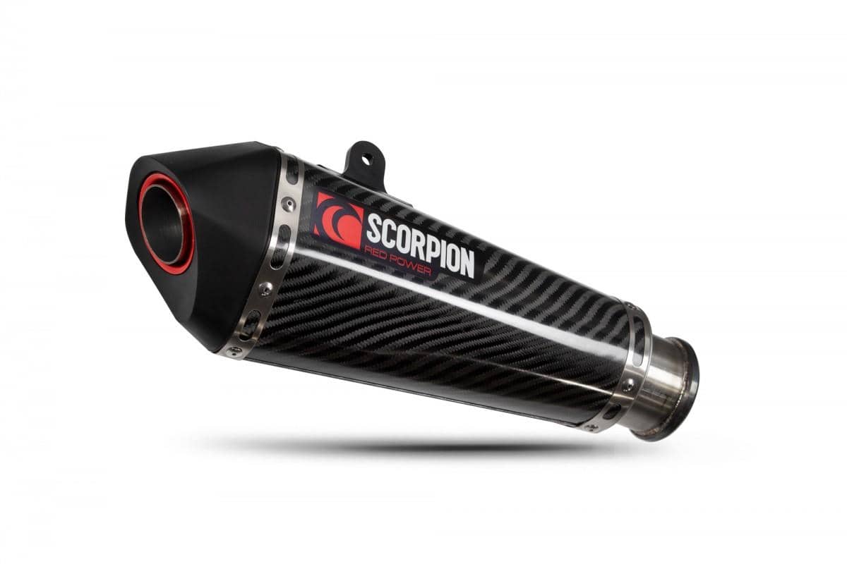 Scorpion Exhaust Serket Parallel Slip-on Carbon Fibre Kawasaki Z900 2017-2019