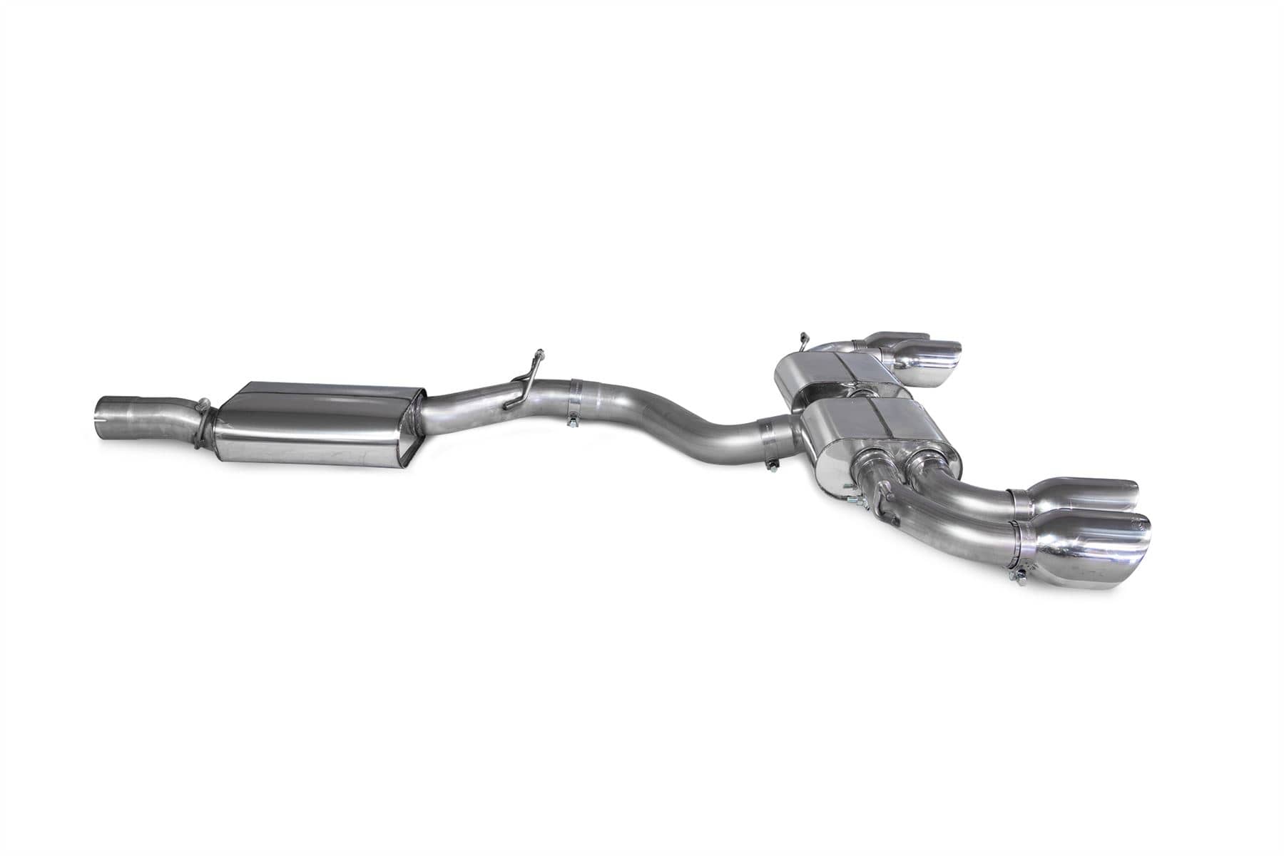 Scorpion Exhaust Resonated cat-gpf back system Audi S3 8Y Sportback 2020-2021-SAU094