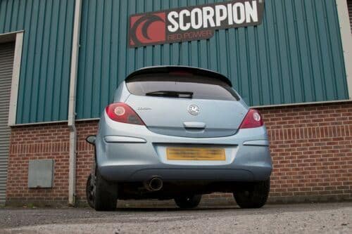 Scorpion Exhaust Rear Silencer Only Vauxhall Corsa D 1.0-1.2-1.4 06-14-SVXB061