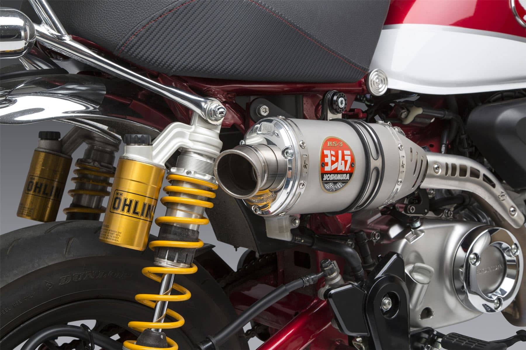 Yoshimura Exhaust Stainless RS-3 Full System Honda Monkey 125 4-Speed 18-2022-12130A5500