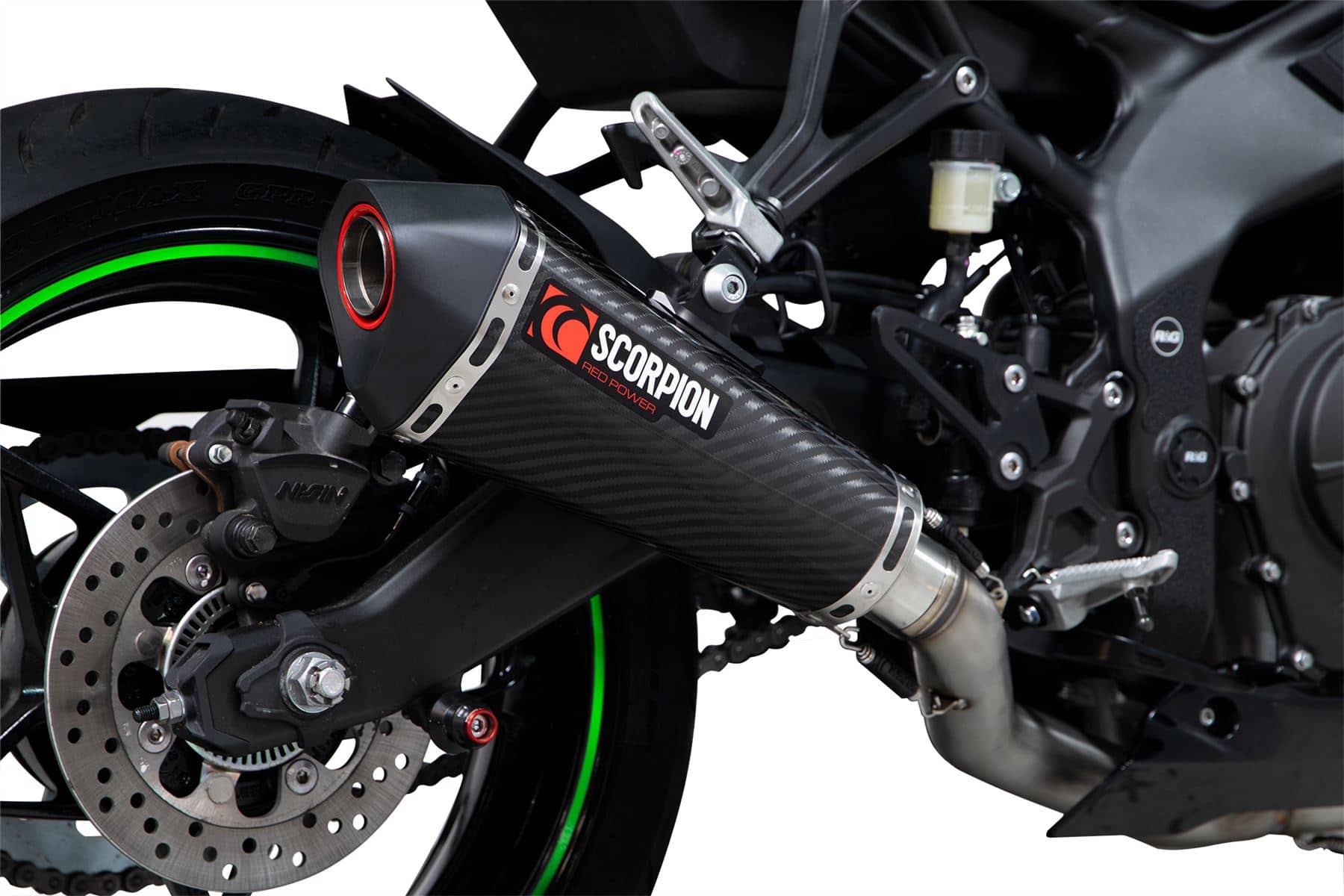 Scorpion Carbon Full Exhaust System Kawasaki Ninja ZX-25R 2020-2022-RKA141SYSCEO