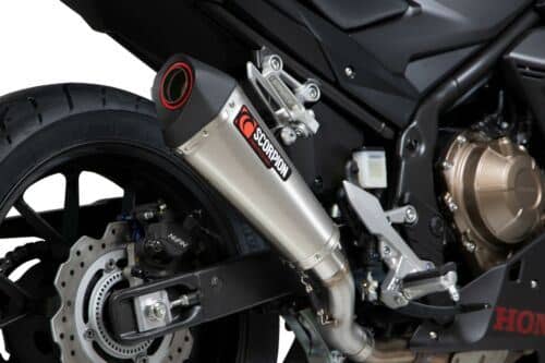 Scorpion Exhaust Serket Slip-on Stainless Steel Honda CBR500R 2019-2022-RHA186SEO