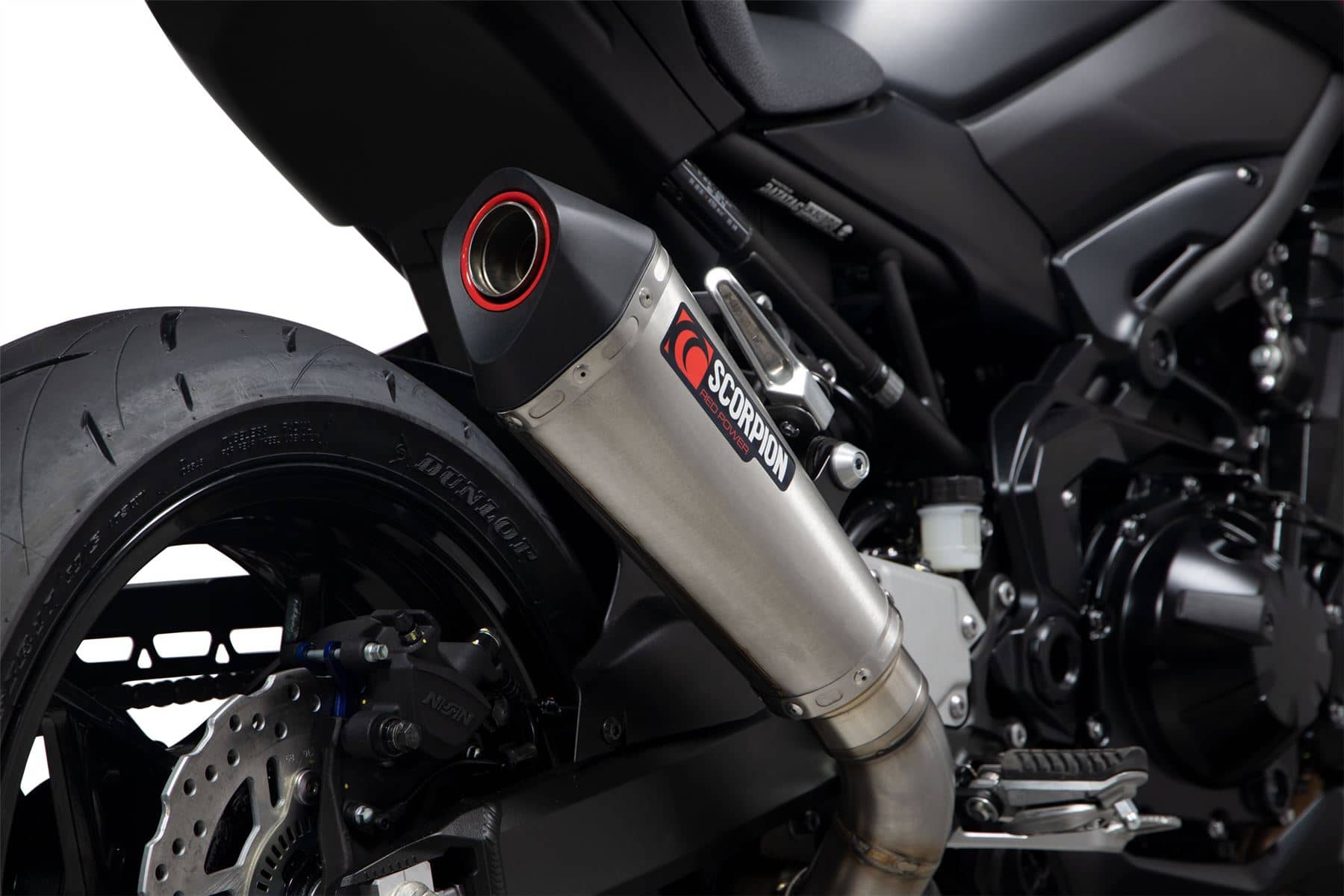 Scorpion Exhaust Serket Slip-on Brushed Stainless Kawasaki Z900 2020-2022-RKA136SEO