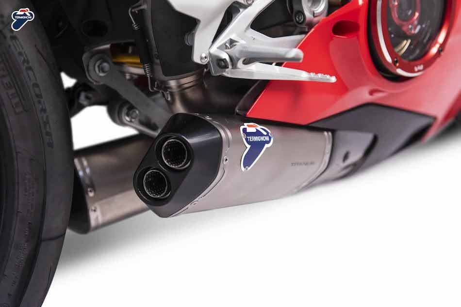 Termignoni D184 Titanium Decat Exhausts Ducati Panigale V4 V4R V4S 2018-2022-D18409400ITA