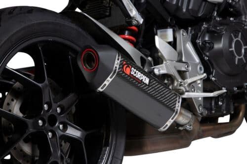 Scorpion Exhaust Serket Parallel Slip-on Carbon Fibre Honda CB 1000R 2018-2020-RHA187CEO
