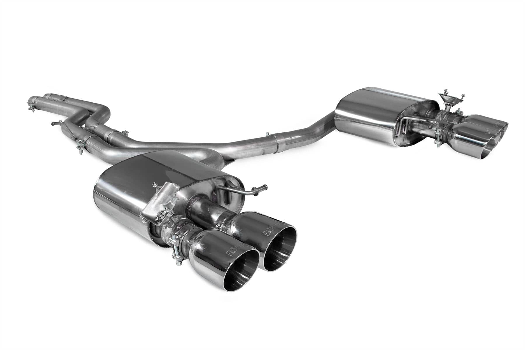Scorpion Exhaust Non-res half sys Audi S4 B9 Quattro 3.0T V6 Avant Non GPF 17-19