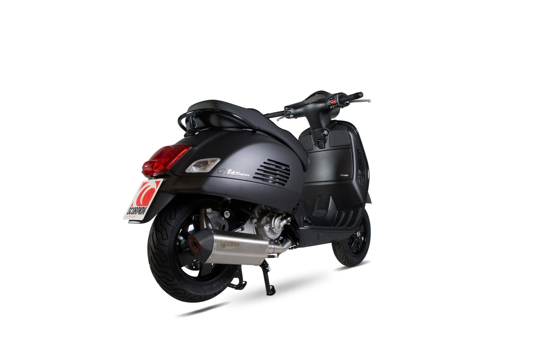 Scorpion Exhaust Full System Stainless Steel Vespa GTS 300 Super (inc HPE) 08-18-RVE211SEO-3