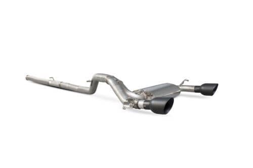 Scorpion Exhaust Cat-Back Valved (Black) Ford Focus MK3 RS 16-19-SFD084DC