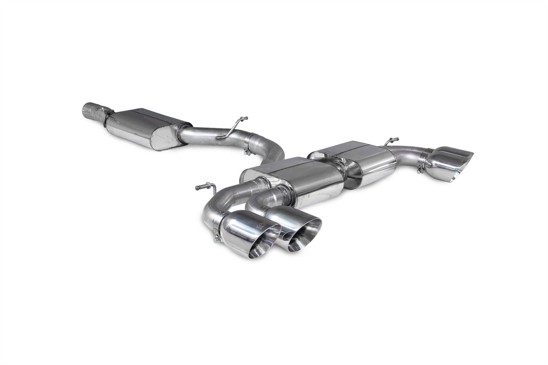 Scorpion Exhaust Resonated cat/gpf back system Audi S3 8Y Sportback 2020-2021