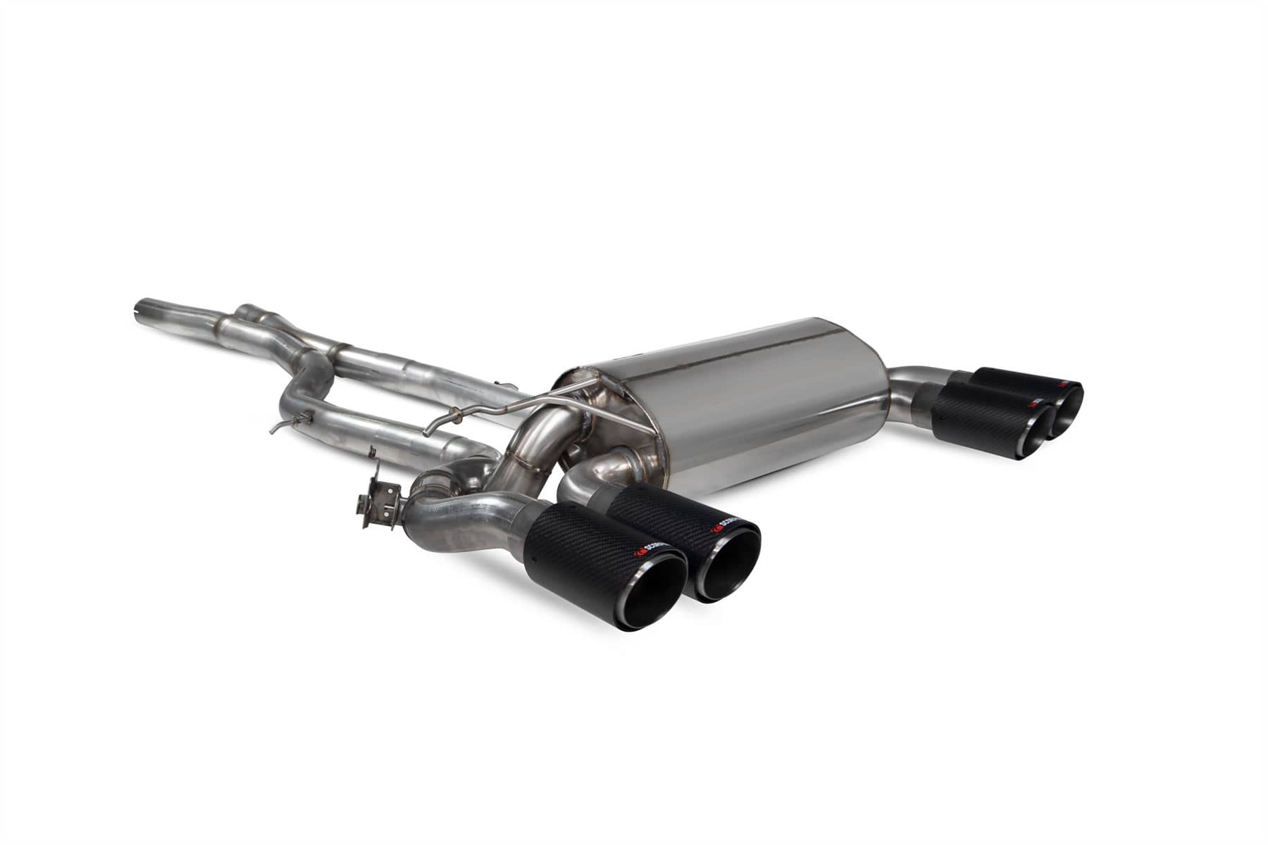 Scorpion Exhaust Non-Res Half System Valved(Black) BMW M2 Competition F87N 18-21