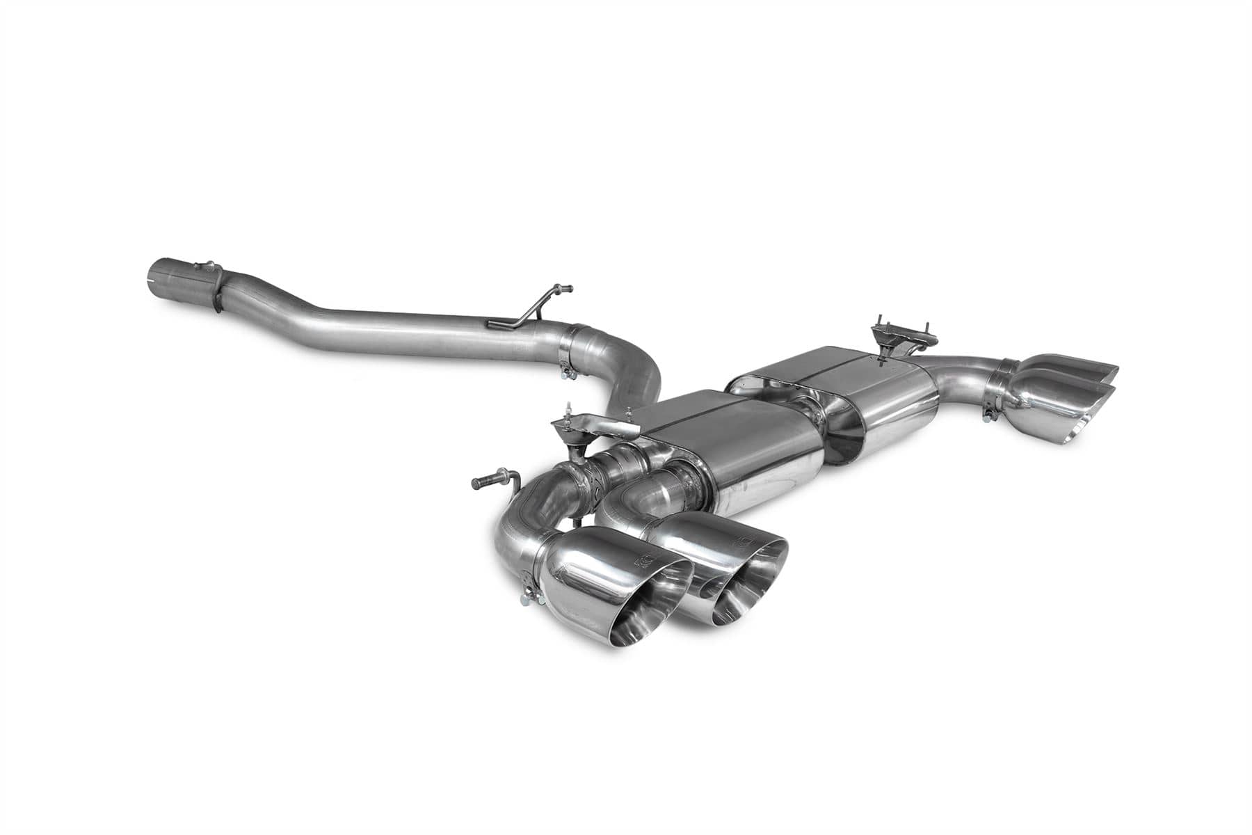 Scorpion Exhaust Non-res cat/gpf back with valves Audi S3 8Y Sportback 2020-2021