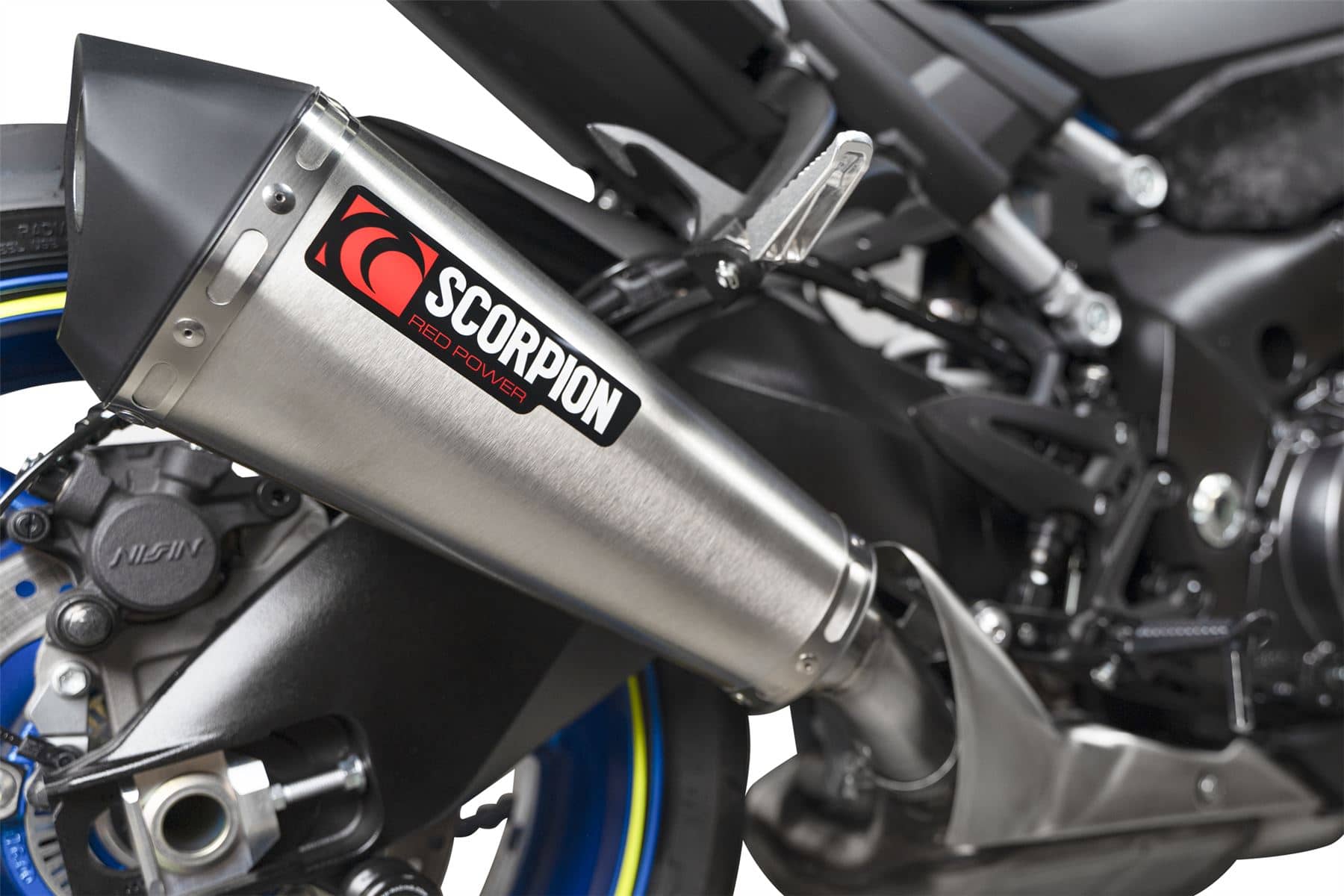Scorpion Serket Taper Brushed Stainless Exhaust Suzuki GSX-S 1000 2021-2022-RSI126SEO