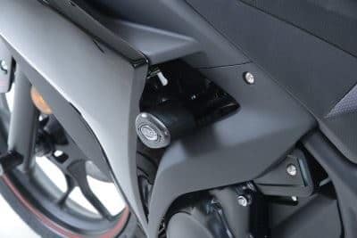 R&G Crash Protectors Black - Aero Style (Race Version) Yamaha YZF-R25 2014-2018-CP0391BL