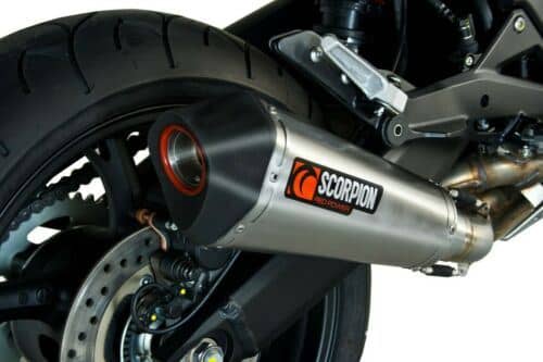 Scorpion Exhaust Serket Slip-on Carbon Fibre Honda CB 600 Hornet 2007-13-RHA93CEO