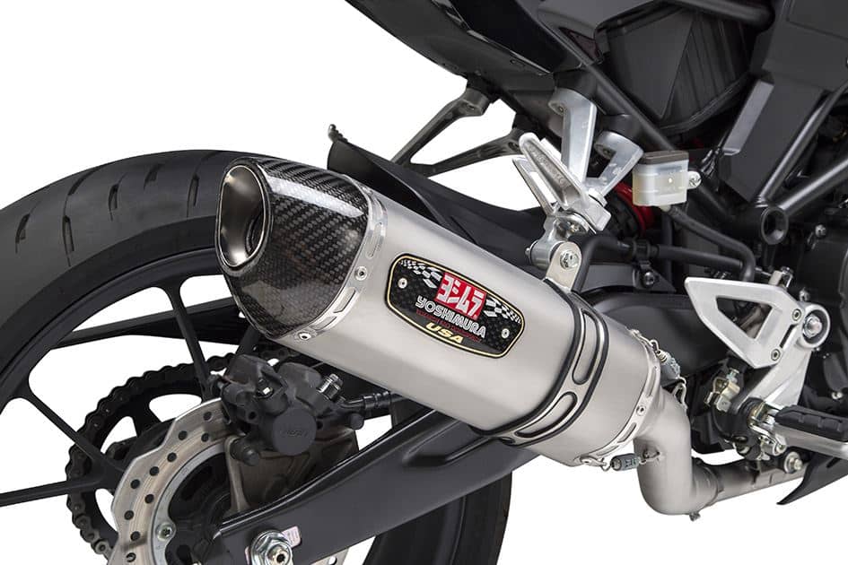 Yoshimura Exhaust Stainless R77 Full System Carbon End Honda CB300R 18-21-12310AJ520