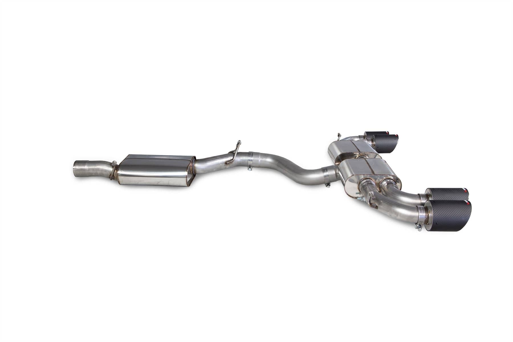 Scorpion Exhaust Resonated cat-gpf back system Audi S3 8Y Sportback 2020-2021-SAU094CF