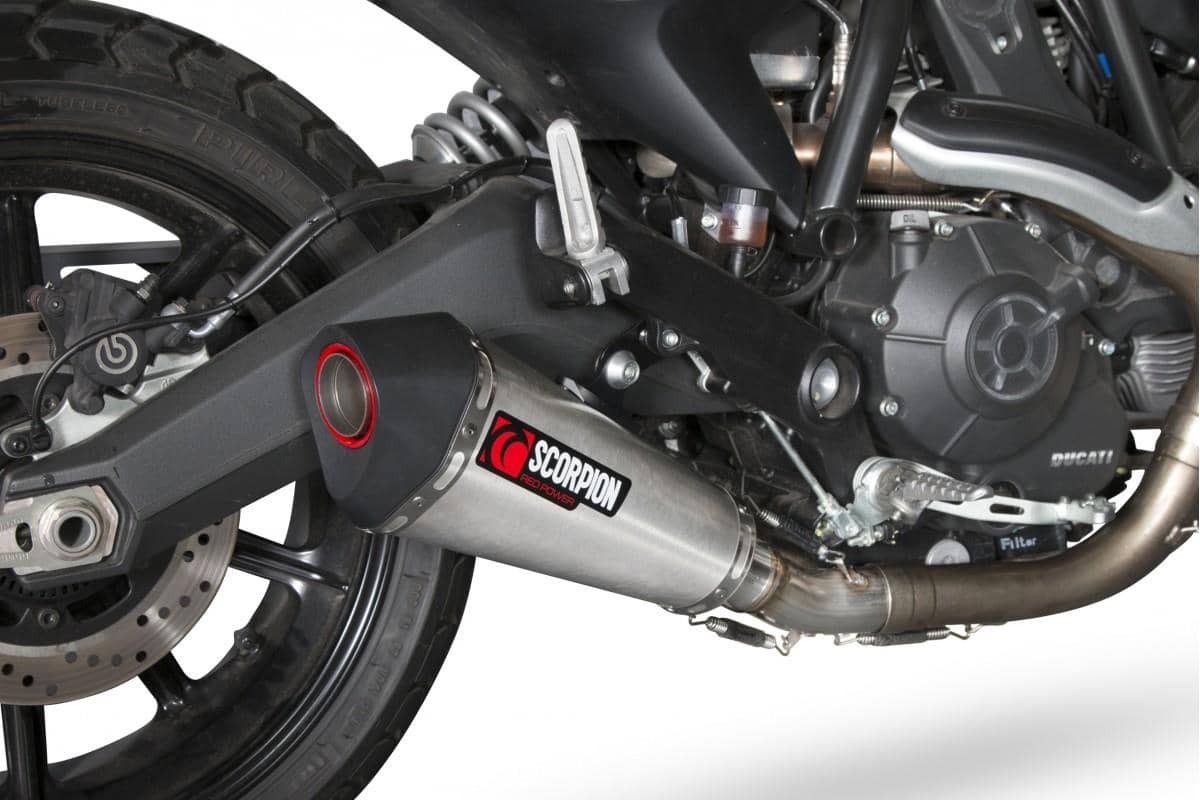 Scorpion Exhaust Serket Slip-on Stainless Steel Ducati Scrambler 2015-2022-RDI62SEO