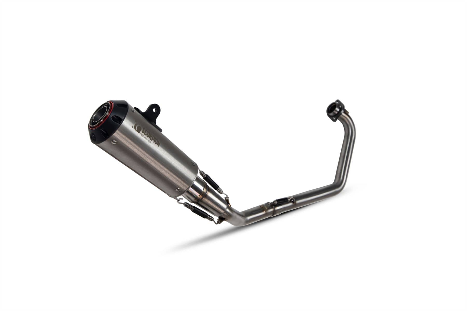 Scorpion Exhaust Red Power Full System Brushed Stainless Suzuki GSXS 125 2017-20
