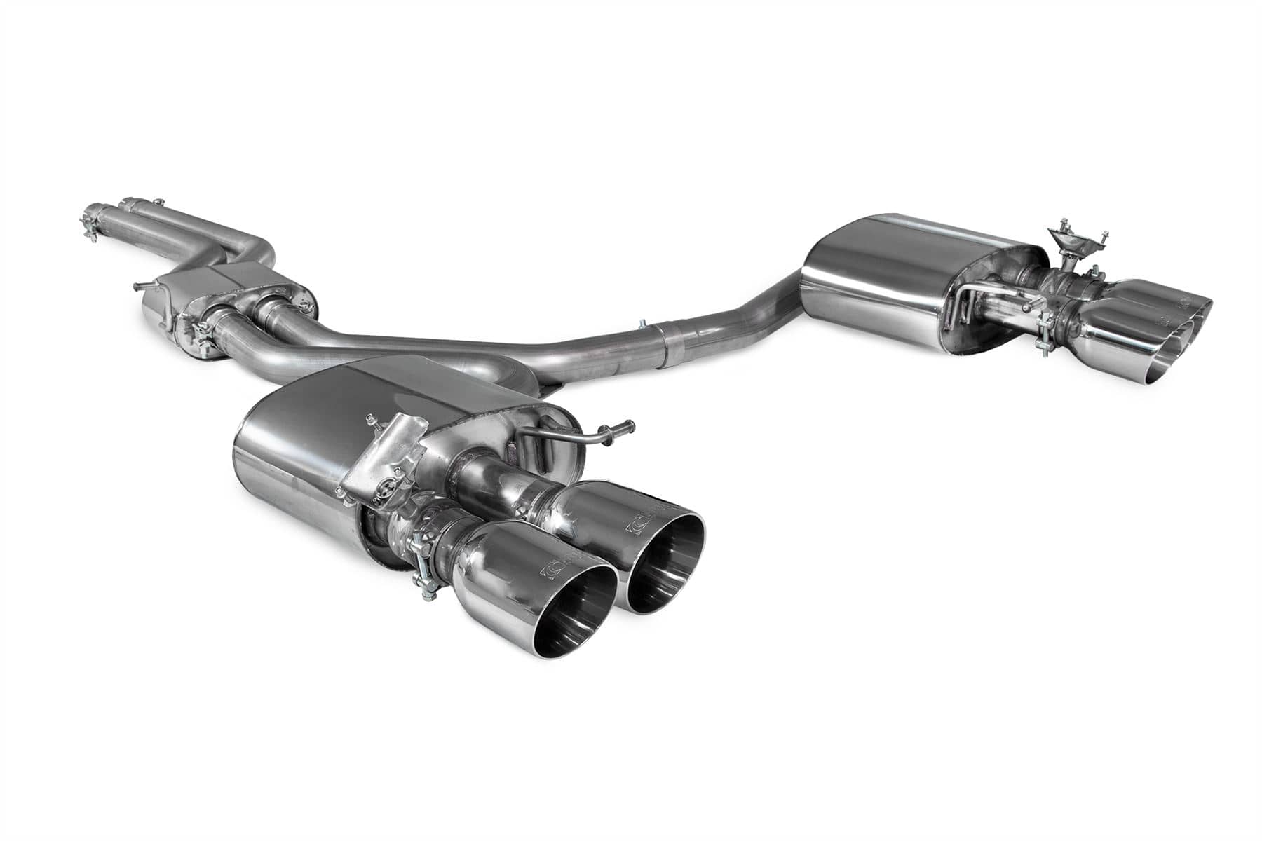 Scorpion Exhaust Res half system Audi S4 B9 Quattro 3.0T V6 Avant Non GPF 17-19