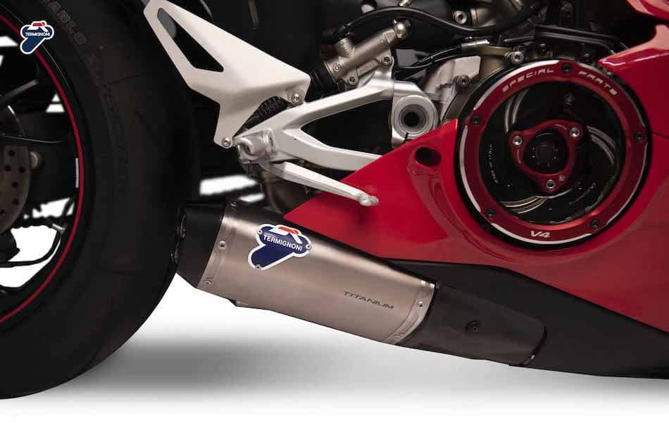 Termignoni D184 Titanium Decat Exhausts Ducati Panigale V4 V4R V4S 2018-2022-D18409400ITA