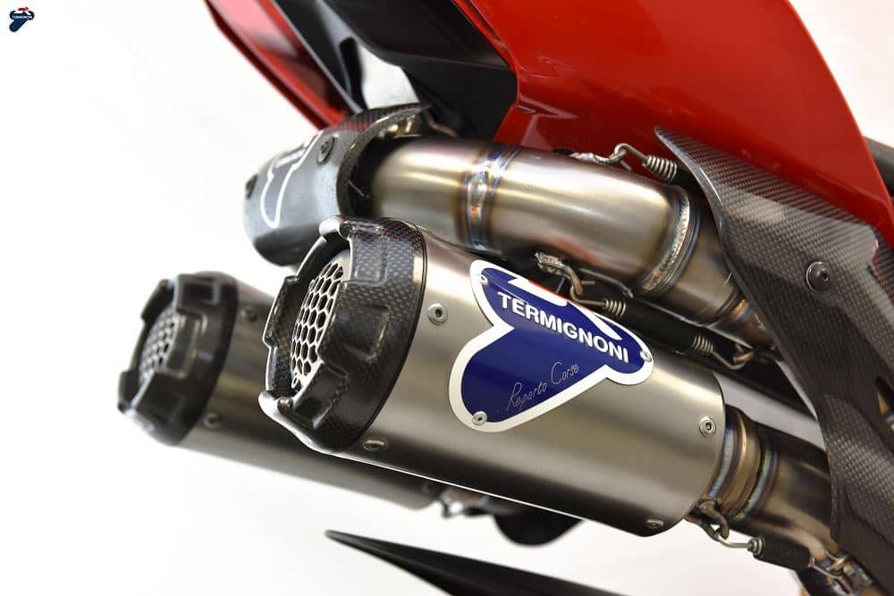 Termignoni RHT Titanium Exhaust Full Race System Ducati Panigale V4-R-S 2018-22-D20009400-1