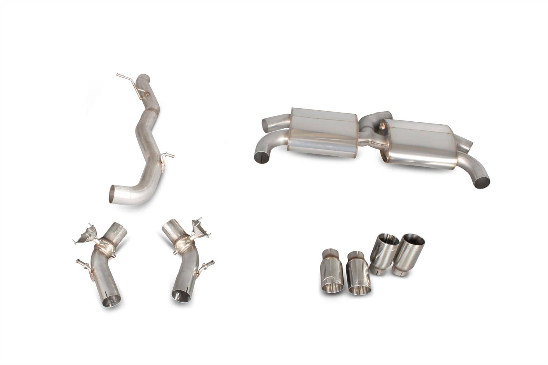 Scorpion Exhaust Non-res GPF-back system & electronic valves Audi SQ2 2019-2021-SAUS090
