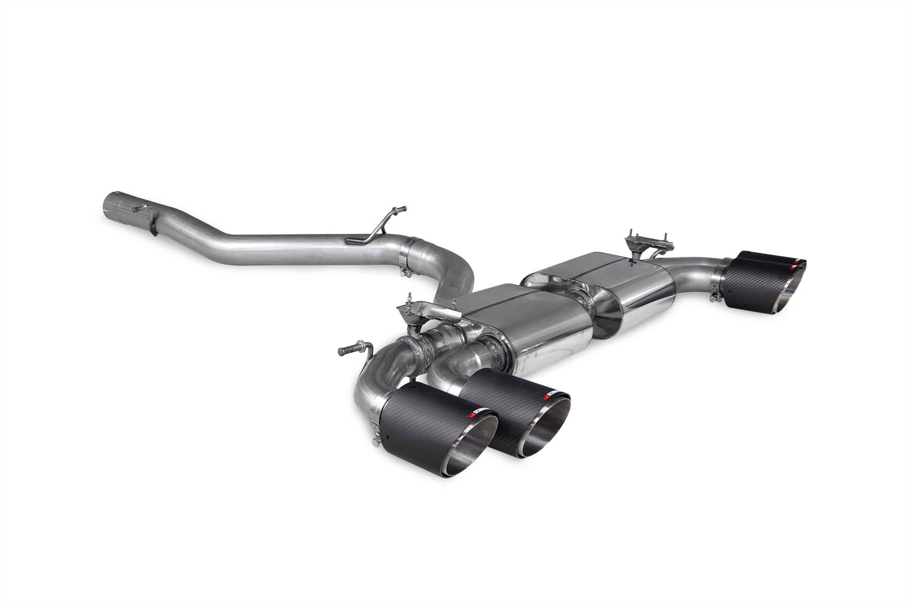 Scorpion Exhaust Non-res cat/gpf back with valves Audi S3 8Y Sportback 2020-2022