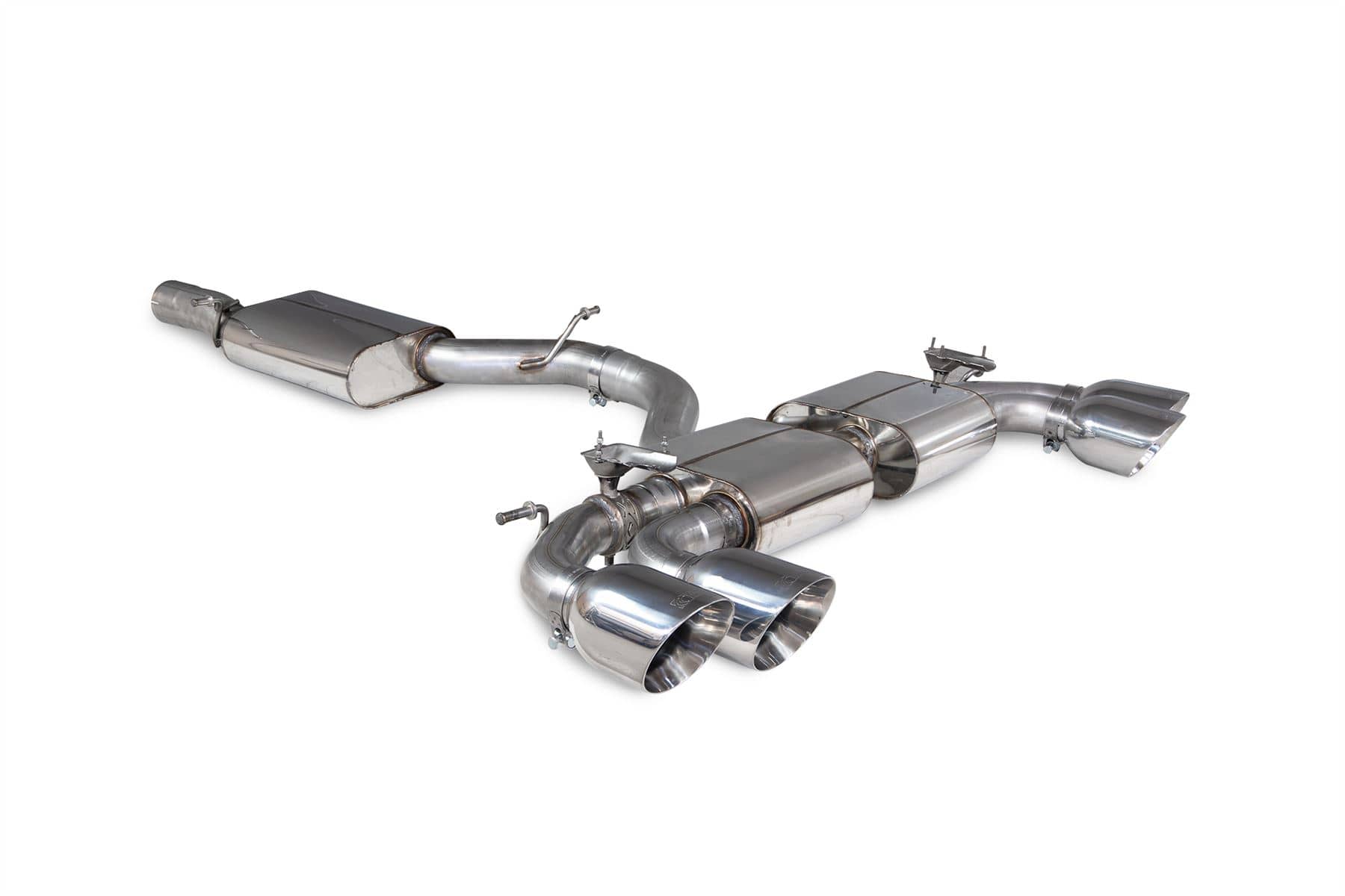 Scorpion Exhaust Resonated cat/gpf back & valves Audi S3 8Y Sportback 2020-2022