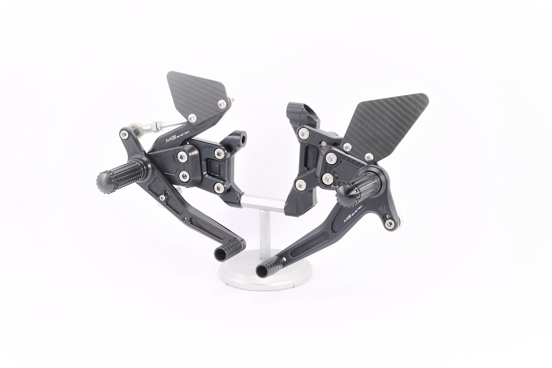 MG Biketec Rearset Kit Black Folding Footpegs Standard DUCATI 959 Panigale 16-19-2501-156617
