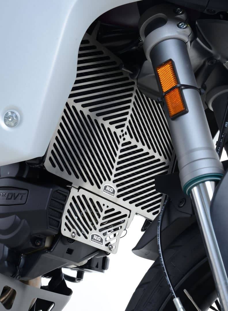 R&G Radiator Guards Stainless Steel Ducati Multistrada 1260S 2018 - 2020-SRG0041SS-6