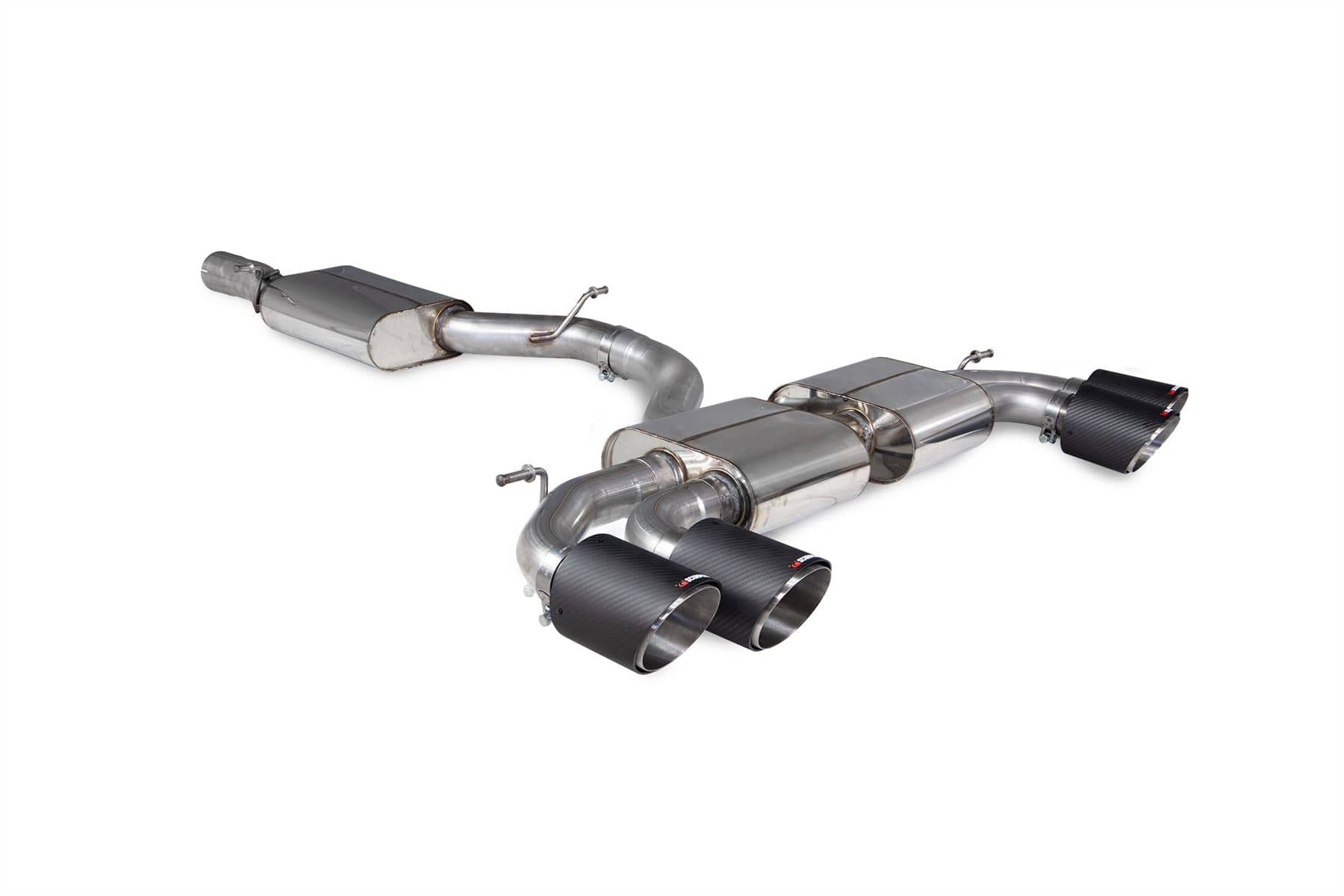 Scorpion Exhaust Resonated cat/gpf back system Audi S3 8Y Sportback 2020-2022